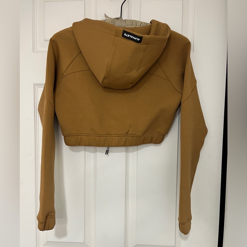 Alphalete NWOT ELMTS Full-Zip Crop Jacket Oversized - Picture 4 of 8